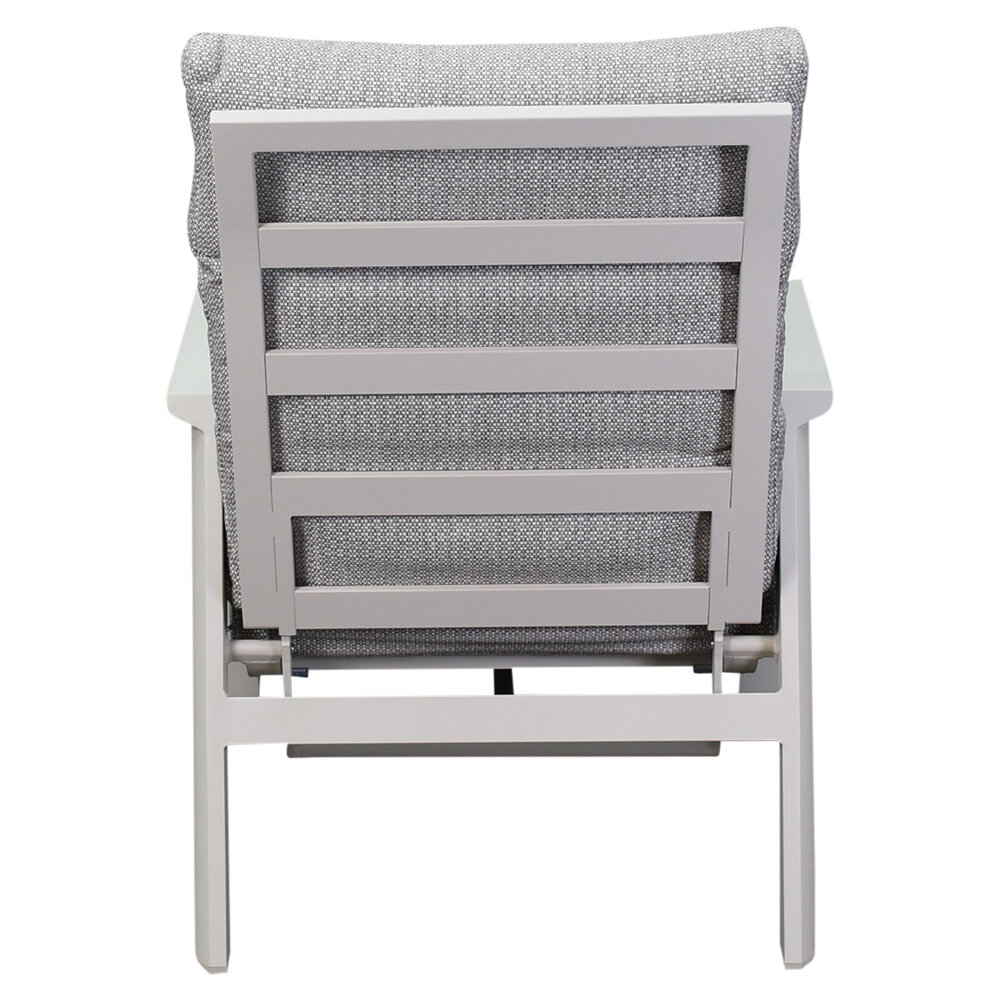 AVH-Collectie Showroommodel Barolo lounge tuinstoel verstelbaar aluminium latte AVH-Collectie Showroommodel Barolo lounge tuinstoel verstelbaar aluminium latte