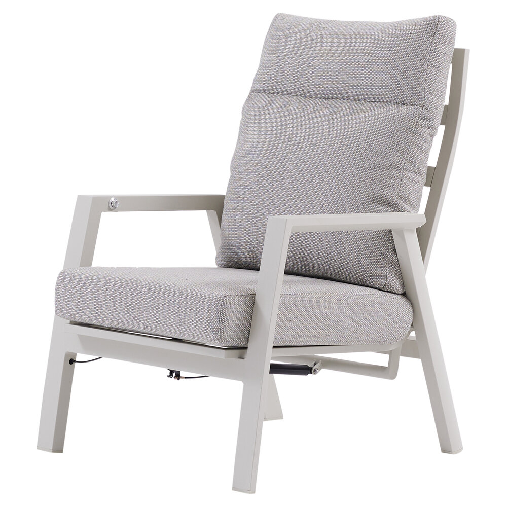 AVH-Collectie Showroommodel Barolo lounge tuinstoel verstelbaar aluminium latte AVH-Collectie Showroommodel Barolo lounge tuinstoel verstelbaar aluminium latte