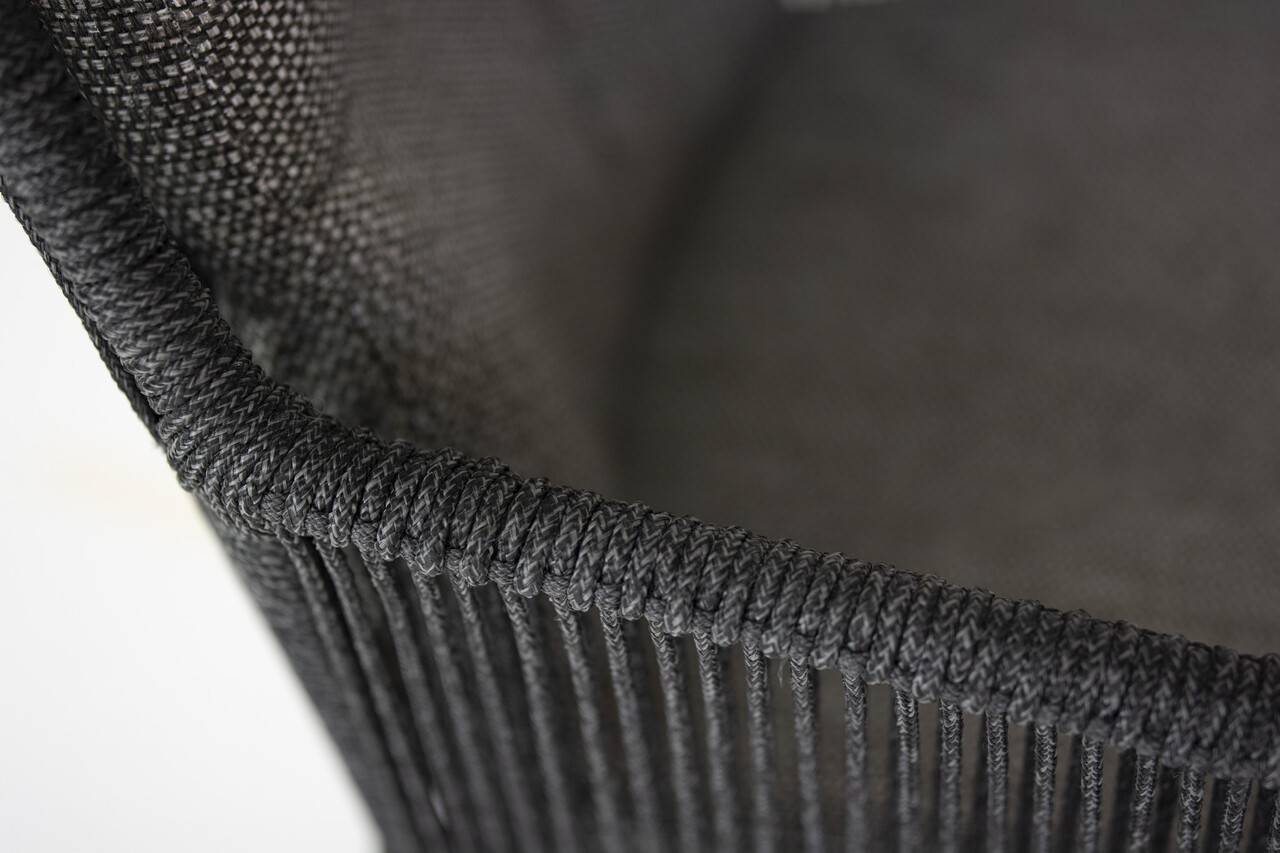 4 Seasons Outdoor Showroommodel Primavera Dali bistro balkonset 73xH72 cm rond antraciet 4-Seasons Outdoor 3-delig