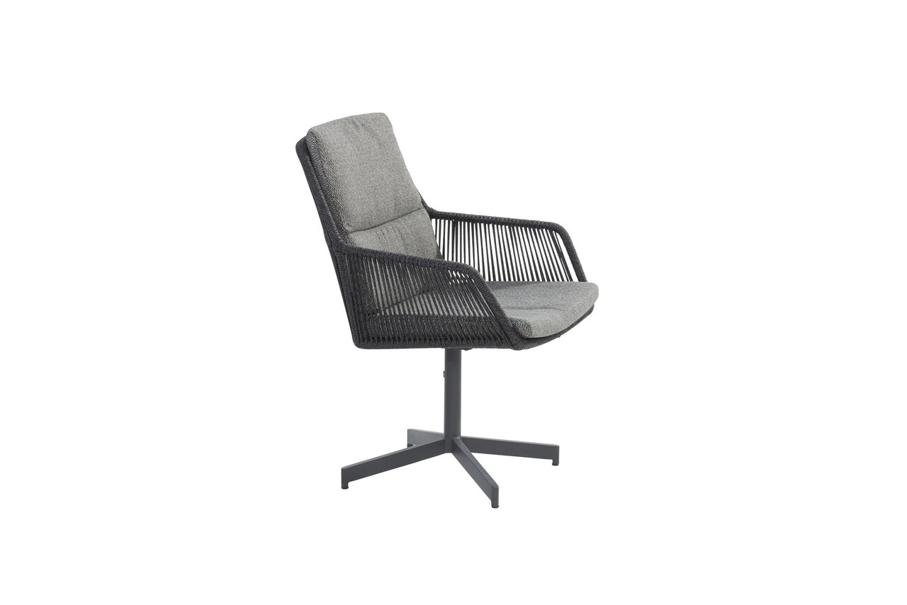 4 Seasons Outdoor Showroommodel Primavera Dali bistro balkonset 73xH72 cm rond antraciet 4-Seasons Outdoor 3-delig