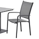 4 Seasons Outdoor Showroommodel Tosca dining tuinstoel hoge rug matt carbon  stapelbaar