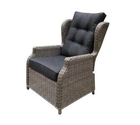 AVH-Collectie Showroommodel Toscane XL lounge tuinstoel verstelbaar grijs