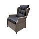AVH-Collectie Showroommodel Toscane XL lounge tuinstoel verstelbaar grijs