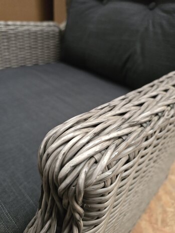 AVH-Collectie Showroommodel Toscane XL lounge tuinstoel verstelbaar grijs