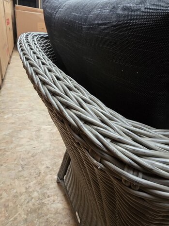 AVH-Collectie Showroommodel Toscane XL lounge tuinstoel verstelbaar grijs