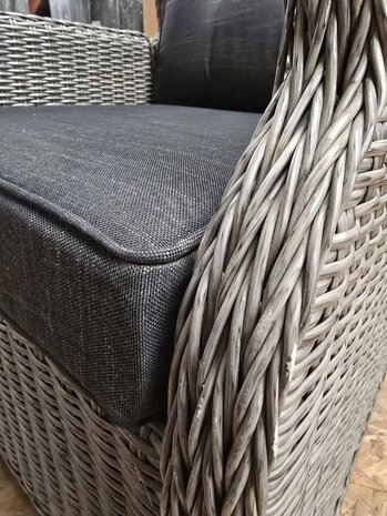 AVH-Collectie Showroommodel Toscane XL lounge tuinstoel verstelbaar grijs