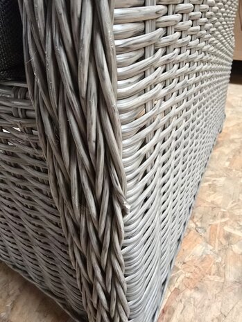 AVH-Collectie Showroommodel Toscane XL lounge tuinstoel verstelbaar grijs