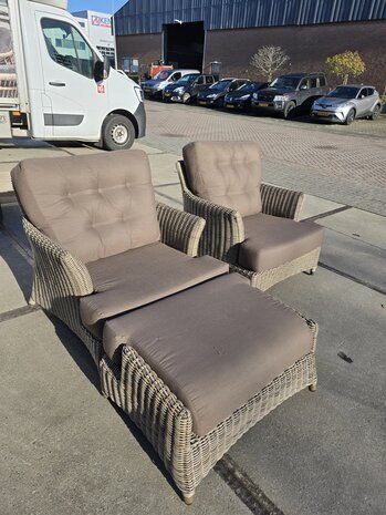 AVH-Collectie Showroommodel Julie Valentine lounge balkonset 3-delig pure