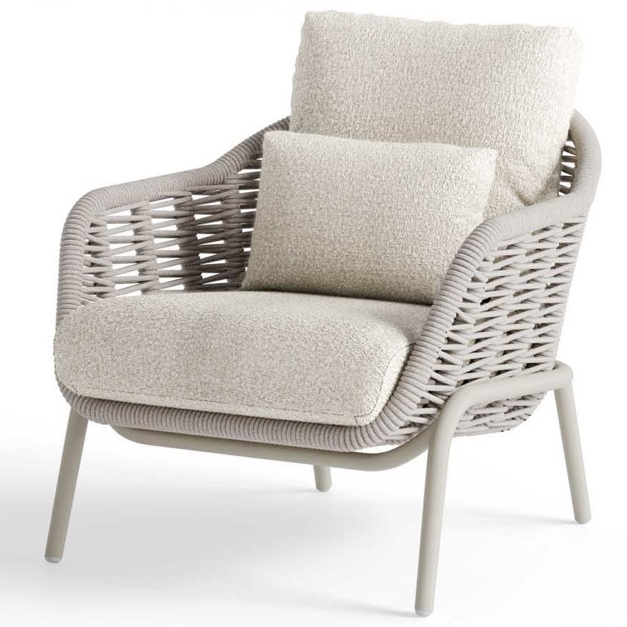 SUNS Casto loungestoel rope camel sand beachy boucle 