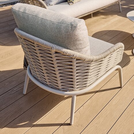 SUNS Casto loungestoel rope camel sand beachy boucle SUNS