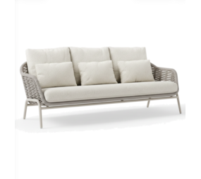 SUNS Casto lounge 3 zitsbank rope camel sand beachy boucle SUNS SUNS Casto lounge 3 zitsbank rope camel sand beachy boucle SUNS