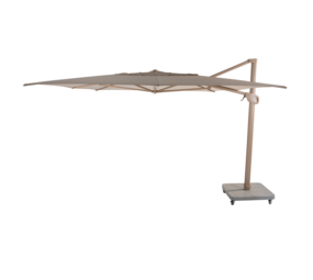 4 Seasons Outdoor Hacienda zweefparasol 300x400 cm latte frame sand 4 Seasons Outdoor