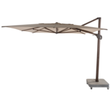4 Seasons Outdoor Hacienda zweefparasol 300x400 cm wenge frame beach 4 Seasons Outdoor