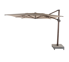 4 Seasons Outdoor Hacienda zweefparasol 300x400 cm wenge frame beach 4 Seasons Outdoor