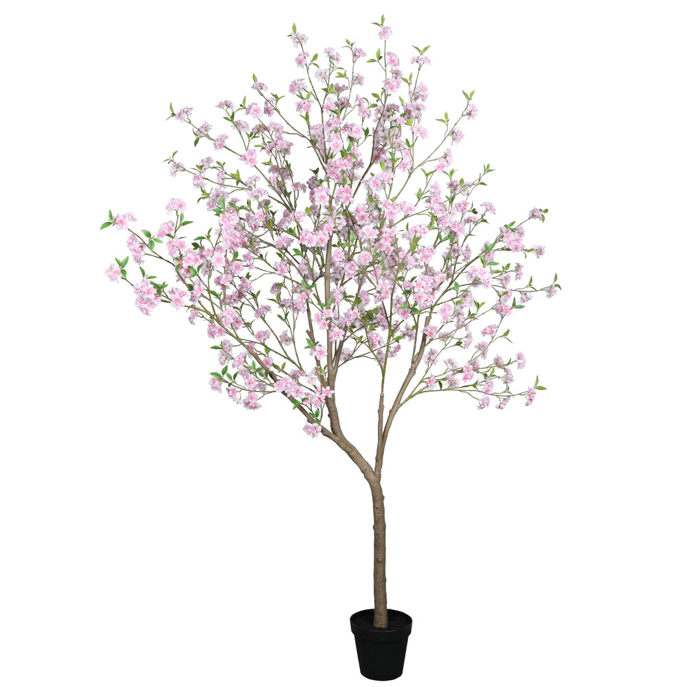 AVH-Collectie Kunstboom kersenbloesem roze 250 cm hoog AVH-Collectie Kunstboom kersenbloesem roze 250 cm hoog
