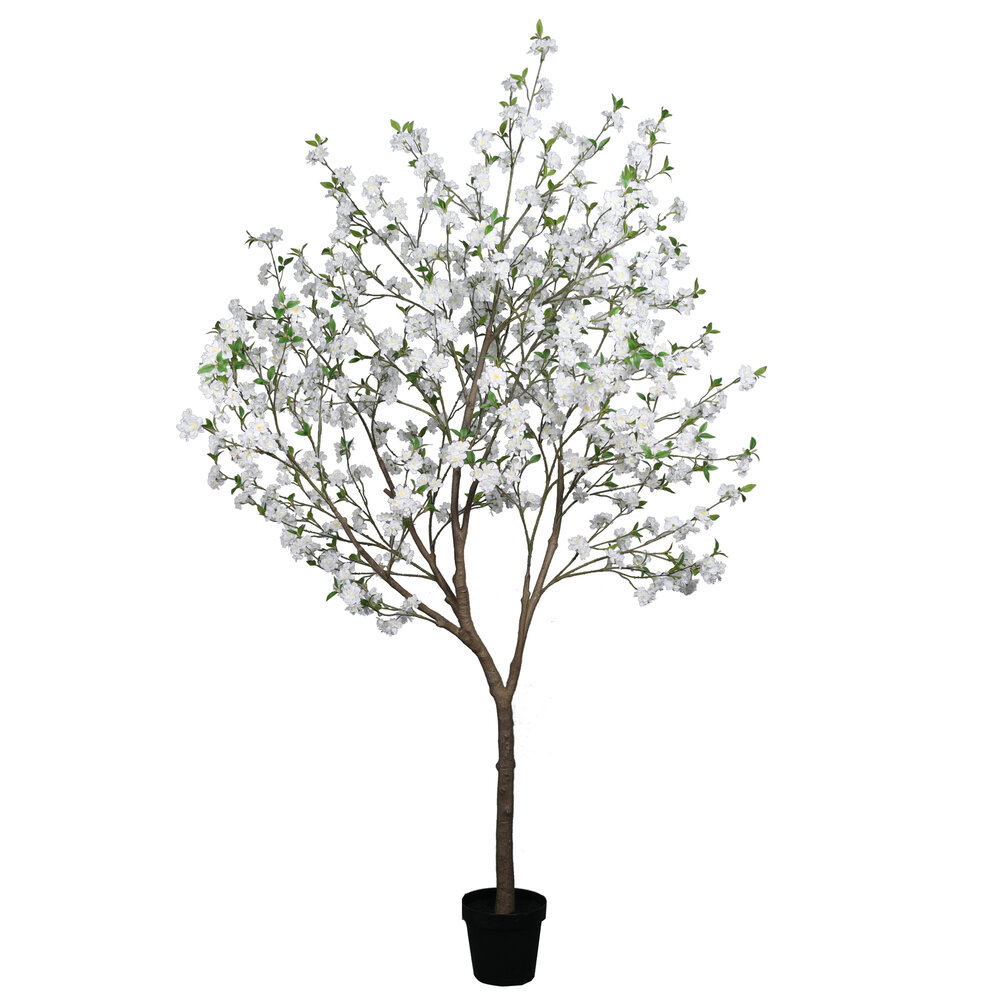 AVH-Collectie Kunstboom kersenbloesem wit 250 cm hoog