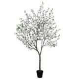 AVH-Collectie Kunstboom kersenbloesem wit 250 cm hoog