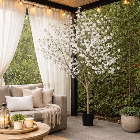 AVH-Collectie Kunstboom kersenbloesem wit 250 cm hoog