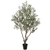 AVH-Collectie Kunst olijfboom robuust meerstammig hoogte 210 cm