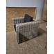 AVH-Collectie Showroommodel Nissah lounge tuinstoel naturel rotan - olefin black - urecel foam