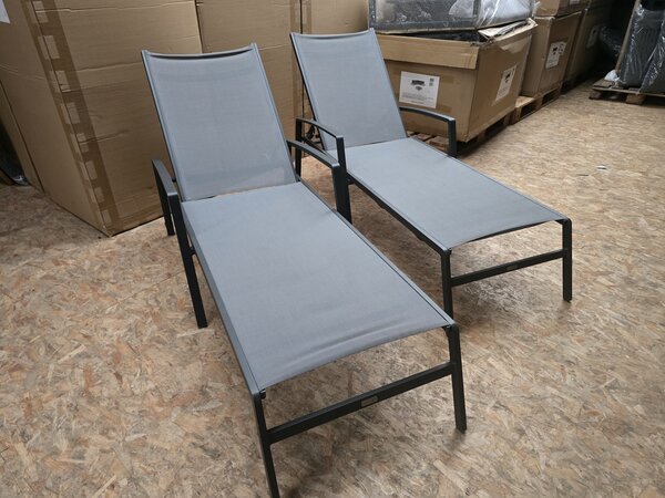 Taste 4SO Showroommodel 2 x Solana ligbed Matt carbon Taste4SO