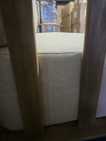 AVH-Collectie Showroommodel Milano stoel bank loungeset 2 delig teakhout AVH-Collectie Showroommodel Milano stoel bank loungeset 2 delig teakhout