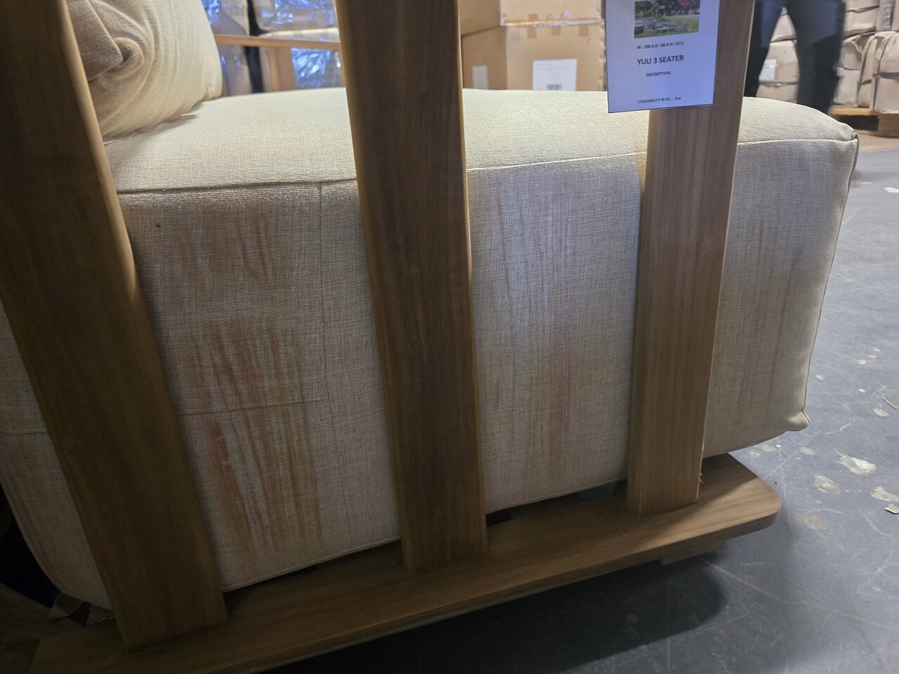 AVH-Collectie Showroommodel Milano stoel bank loungeset 2 delig teakhout AVH-Collectie Showroommodel Milano stoel bank loungeset 2 delig teakhout