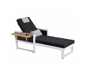 Higold Showroommodel Higold York ligbed rechts aluminium wit teak