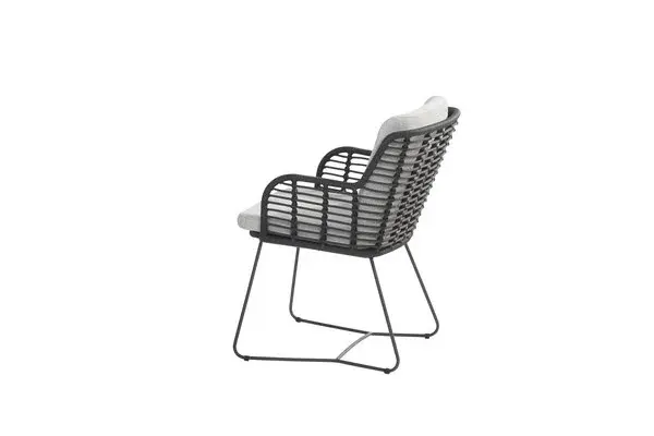 4 Seasons Outdoor Fabrice dining tuinstoel antraciet 4-Seasons Outdoor set van 4 4 Seasons Outdoor Fabrice dining tuinstoel antraciet 4-Seasons Outdoor set van 4