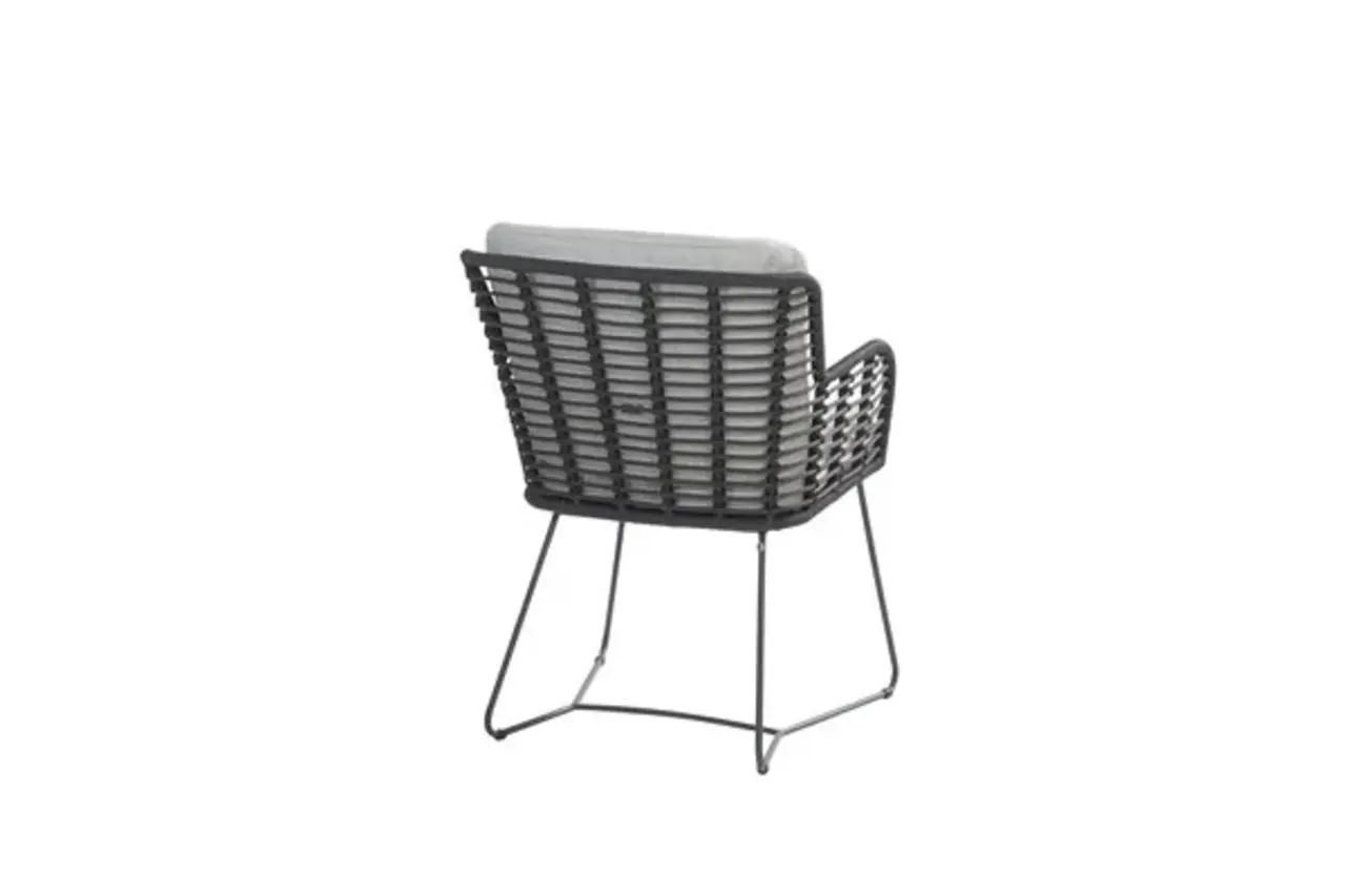 4 Seasons Outdoor Fabrice dining tuinstoel antraciet 4-Seasons Outdoor set van 6