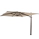 4 Seasons Outdoor Siesta premium zweefparasol 300x300 cm wenge frame beach met robuust 90 KG voet en hoes 4 Seasons Outdoor Siesta premium zweefparasol 300x300 cm wenge frame beach met robuust 90 KG voet en hoes