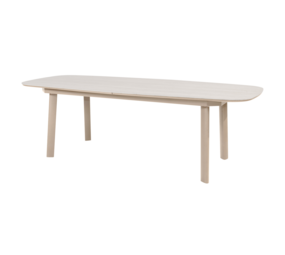 Taste 4SO Manolo uitschuifbare dining tuintafel printed ceramic 230-290x100xH75 cm latte Taste 4SO