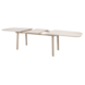 Taste 4SO Manolo uitschuifbare dining tuintafel printed ceramic 230-290x100xH75 cm latte Taste 4SO