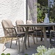 Taste 4SO Manolo uitschuifbare dining tuintafel printed ceramic 230-290x100xH75 cm latte Taste 4SO