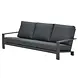 Showroommodel Lincoln 3-zitsbank aluminium antraciet Showroommodel Lincoln 3-zitsbank aluminium antraciet