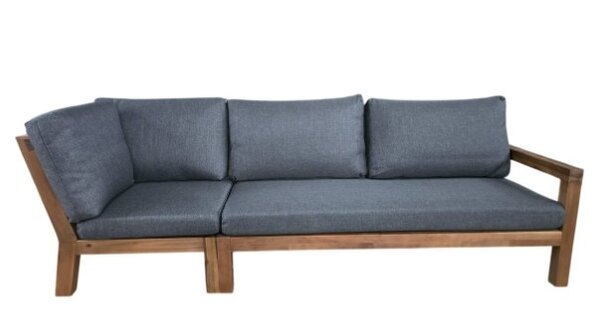 AVH-Collectie Showroommodel Harby bank loungeset 5-delig teaklook
