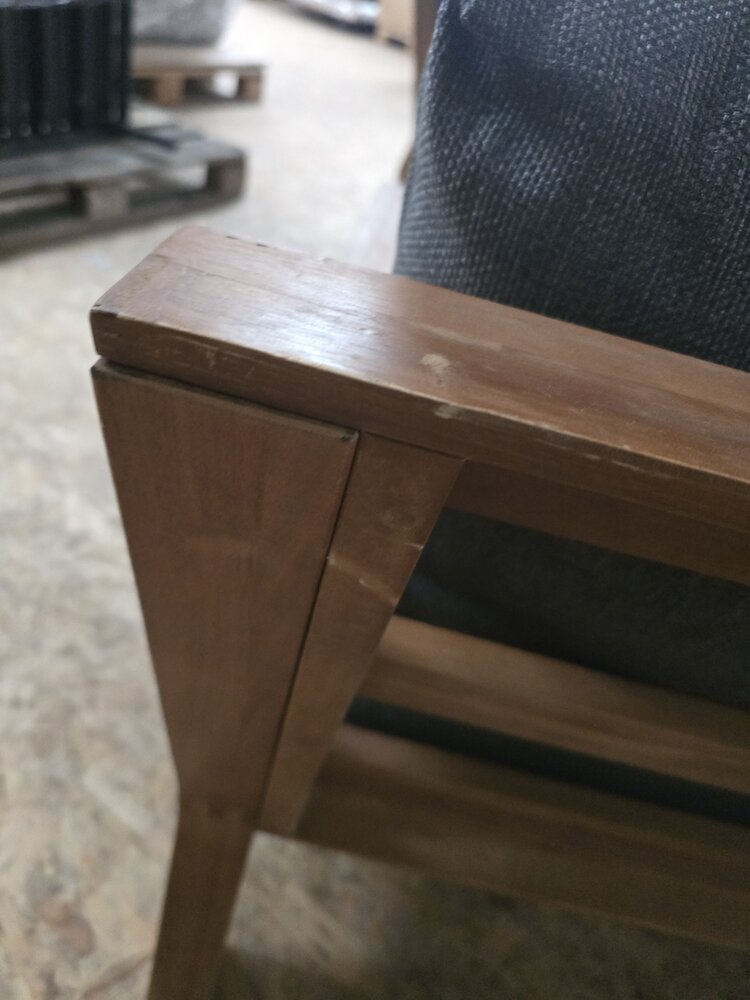 AVH-Collectie Showroommodel Harby bank loungeset 5-delig teaklook