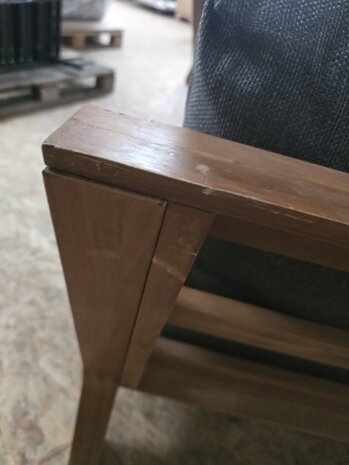 AVH-Collectie Showroommodel Harby bank loungeset 5-delig teaklook