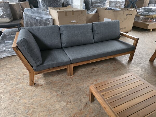 AVH-Collectie Showroommodel Harby bank loungeset 5-delig teaklook