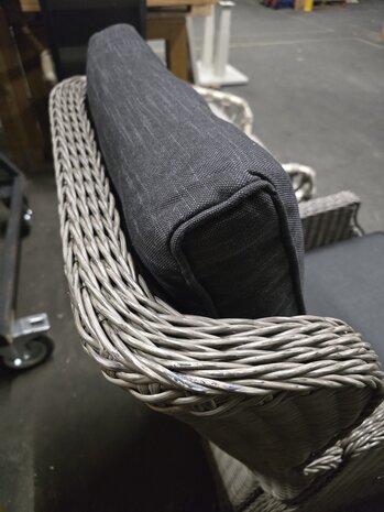 AVH-Collectie Showroommodel Ibiza XL lounge balkonset verstelbaar 2-delig grijs