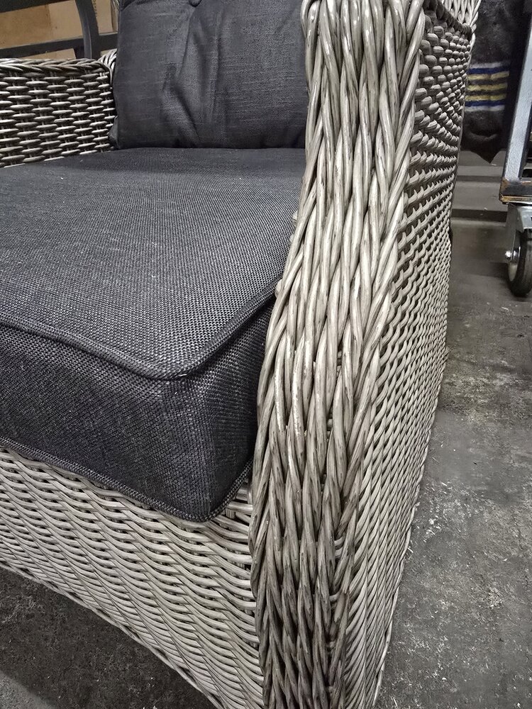 AVH-Collectie Showroommodel Ibiza XL lounge balkonset verstelbaar 2-delig grijs