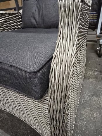 AVH-Collectie Showroommodel Ibiza XL lounge balkonset verstelbaar 2-delig grijs