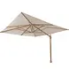 4 Seasons Outdoor Hacienda zweefparasol 300x400 cm houtlook zand robuust 125KG voet en hoes 4 Seasons Outdoor Hacienda zweefparasol 300x400 cm houtlook zand robuust 125KG voet en hoes