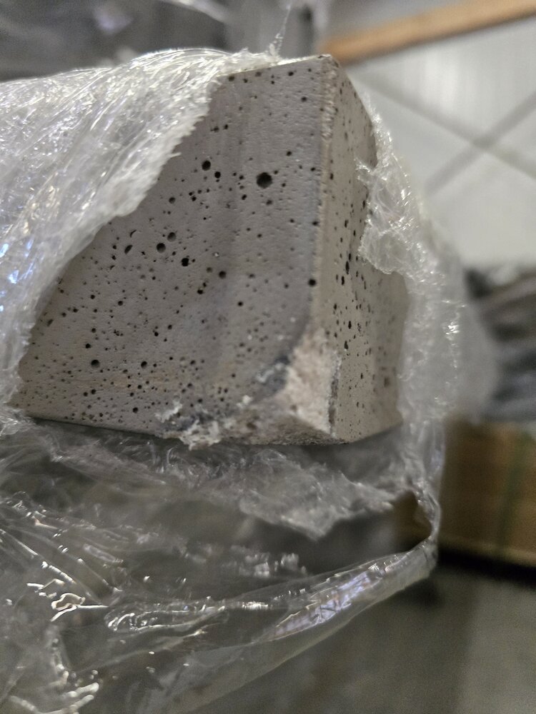 AVH-Collectie Showroommodel Glasgow betonlook dining tuintafel 200x100xH76 cm zwart onderstel AVH-Collectie Showroommodel Glasgow betonlook dining tuintafel 200x100xH76 cm zwart onderstel