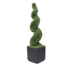 AVH-Collectie Kunstboom conifeer spiraal outdoor 180 cm hoog met pot