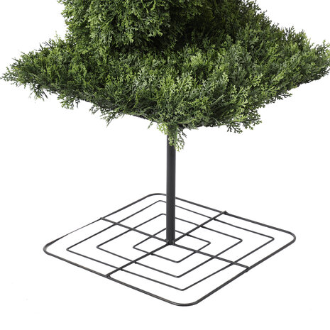 AVH-Collectie Kunstboom conifeer spiraal outdoor 180 cm hoog met pot