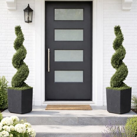 AVH-Collectie Kunstboom conifeer spiraal outdoor 180 cm hoog met pot