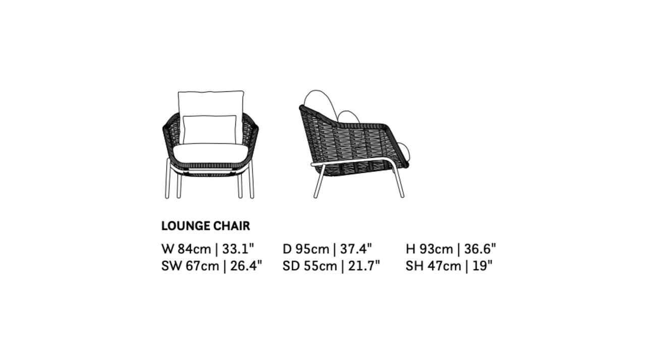 SUNS Casto stoel bank loungeset 5 delig rope latte SUNS SUNS Casto stoel bank loungeset 5 delig rope latte SUNS