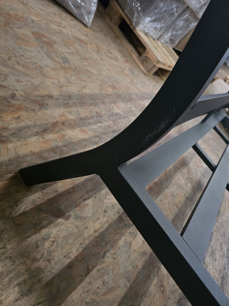 AVH-Collectie Showroommodel Montenegro hoek loungeset 4 delig antraciet aluminium