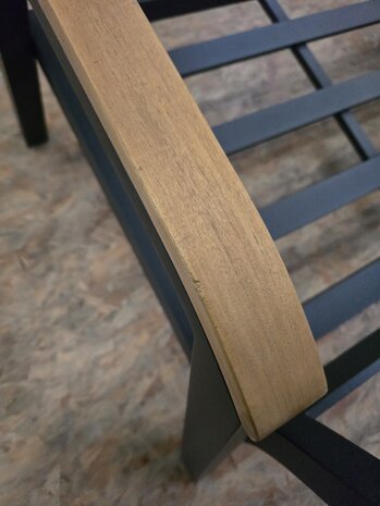 AVH-Collectie Showroommodel Montenegro hoek loungeset 4 delig antraciet aluminium